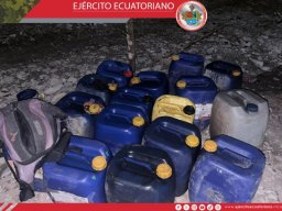 Ejército Ecuatoriano neutraliza actividades de minería ilegal en Gualaquiza